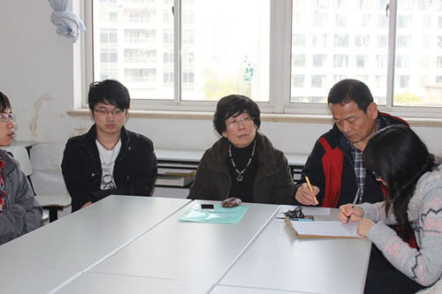 上海外国语大学留学学生座谈会